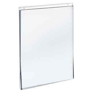 Wall Mount Sign Holder 8.5” x 11” clear acrylic