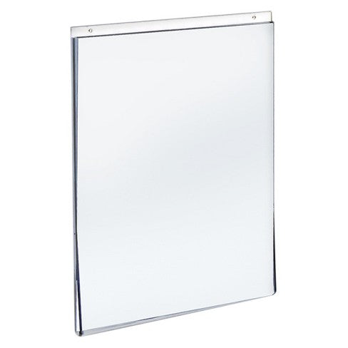Wall Mount Sign Holder 8.5” x 11” clear acrylic