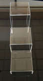 CLEAR ACRYLIC RISERS FOR DISPLAY(SET OF 3 PCS), HOME DECOR, SHELF SHOWCASE FIXTURE, JEWELRY DISPLAY